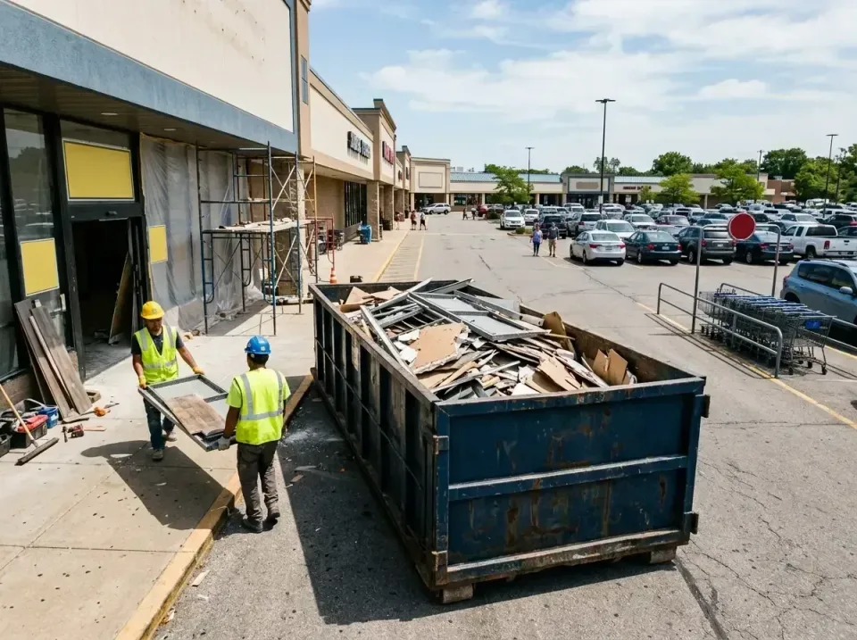retail-store-renovation-debris-003 — frequently asked questions, Roll-off Dumpster Rentals in Pecatonica, IL